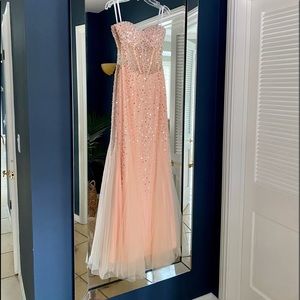 bebe vintage evening dress